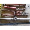 Image 2 : assorted tools - pipe wrenches, nail puller, bolt cutter, etc.