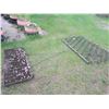 Image 1 : 6ft chain harrows and 5ft steel grate leveler *ITEM IS LOCATED OFFSITE*