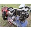 Image 2 : Campbell Hausfeld 5HP 20 gal. air compressor - runs, new belt, extra long hose *ITEM IS LOCATED OFFS