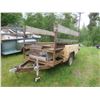 Image 1 : homebuilt utility trailer, no VIN - 8.5ft by 5.5ft *ITEM IS LOCATED OFFSITE*