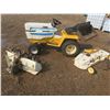 Image 2 : IH Cub Cadet 1650 riding mower with 5ft mower deck and 40" rototiller - project, as-is