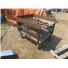 Image 1 : welding cart with assorted steel on casters - 36"x29"x29"H