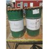 Image 3 : 2 Quaker State 120lb oil cans with lids