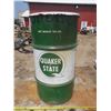 Image 1 : Quaker State 120lb oil can with lid