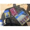 Image 3 : tote of assorted electrical supplies