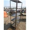 Image 3 : steel shop shelf on caster - 36"x18"x77"H