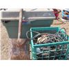 Image 2 : Basket of Wire, Shovel & Tub