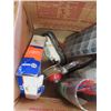 Image 2 : Box of Assorted Tools (Oil Funnel, Grease Gun, O-Rings, etc.)