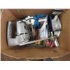 Image 1 : Box of Assorted Tools (Tire Tubes, Water Spigot Accessory, etc.)