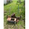 Image 1 : 2 Push mowers, copper water reservoir, tin tractor seat and gas can