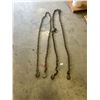 Image 1 : 2 Chains, w/ hooks - 12 & 15ft - one has repair