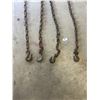 Image 2 : 2 Chains, w/ hooks - 12 & 15ft - one has repair