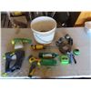 Image 1 : pail of hose attachments