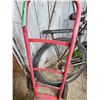 Image 5 : red hand truck dolly & box of 48" fluorescent bulbs