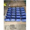 Image 2 : Heavy duty garage storage bins  blue x 4