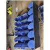 Image 3 : Heavy duty garage storage bins  blue x 4