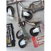 Image 3 : casters, sockets, oil drips, assorted hand tools