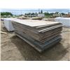 Image 4 : approx. 50pc 8ftx4ft plywood and aspenite, 3/8" to 1/2", more plywood than aspenite