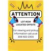 Image 1 : Item #334 is located OFFSITE - for viewing and pickup information, contact us at 306-922-2300