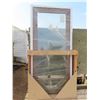 Image 1 : NEW framed glass door in frame - frame opening: 79-5/8"H x 35-13/16"W x 5-15/16"D