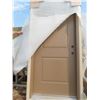 Image 1 : NEW exterior door in frame - frame opening: 82-11/16"H x 82-11/16"W x 6-1/2"D