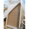 Image 2 : NEW exterior door in frame - frame opening: 82-11/16"H x 82-11/16"W x 6-1/2"D