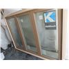 Image 1 : NEW 3 pane sash window with screen in frame - frame opening: 52"H x 72"W x 12"D