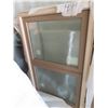 Image 1 : NEW 2 pane window in frame - frame opening: 36"H x 58"W x 14"D
