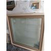 Image 1 : NEW rainfall privacy window in frame - frame opening: 48"x48"x12"D