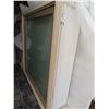Image 3 : NEW rainfall privacy window in frame - frame opening: 48"x48"x12"D