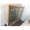 Image 1 : NEW 2 pane window in frame - frame opening: 48"H x 60"W x 12"D