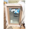 Image 1 : NEW rainfall privacy window in frame - frame opening: 36"H x 24"W x 12"D