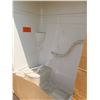 Image 2 : Mirolin Madison 5 1-pc shower with grab bar and seat - color: biscuit, 60"W x 33.25"D x 88”