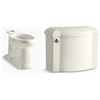 Image 1 : Kohler Devonshire Elongated toilet bowl and Devonshire 1.28 GPF Tank - color: biscuit