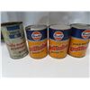 Image 1 : 4 antique oil cans