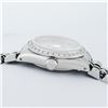 Image 4 : Rolex Ladies Quickset Stainless Steel Silver Diamond Bezel Datejust Wristwatch
