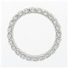 Image 7 : Classic Platinum 1.90 ctw Round Prong Set Diamond Eternity Stack Wedding Band Ri