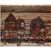Image 1 : Egon Schiele - Houses With Laundry Lines And Suburban