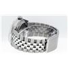 Image 8 : Rolex Mens Stainless Steel Diamond Lugs Blue Vignette And Sapphire Datejust Wris