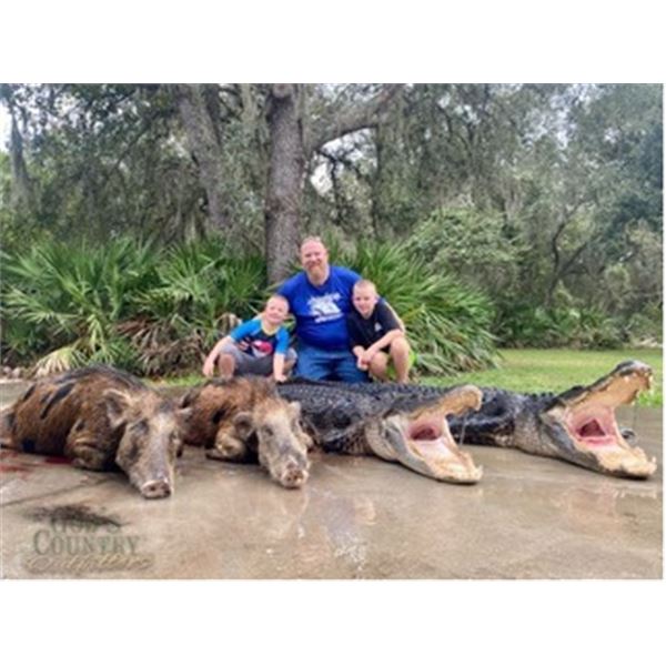 Florida Alligator & Wild Hog Hunt.