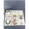 Image 2 : Vintage Victorian Rose Photograph Album w/ Picture Frames & Envelopes