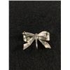 Image 2 : Sterling Bow Brooch 1940s