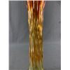 Image 3 : Stunning Vintage 13" H Irridescent Marigold Carnival Glass Vase