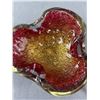Image 2 : Vintage Murano Italy Art Glass Fire Bowl Ashtray. Approx. 6" Diam