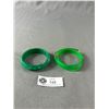 Image 2 : 4 Vintage Bakelite Bangle Bracelets (1 Made in Western Germany)