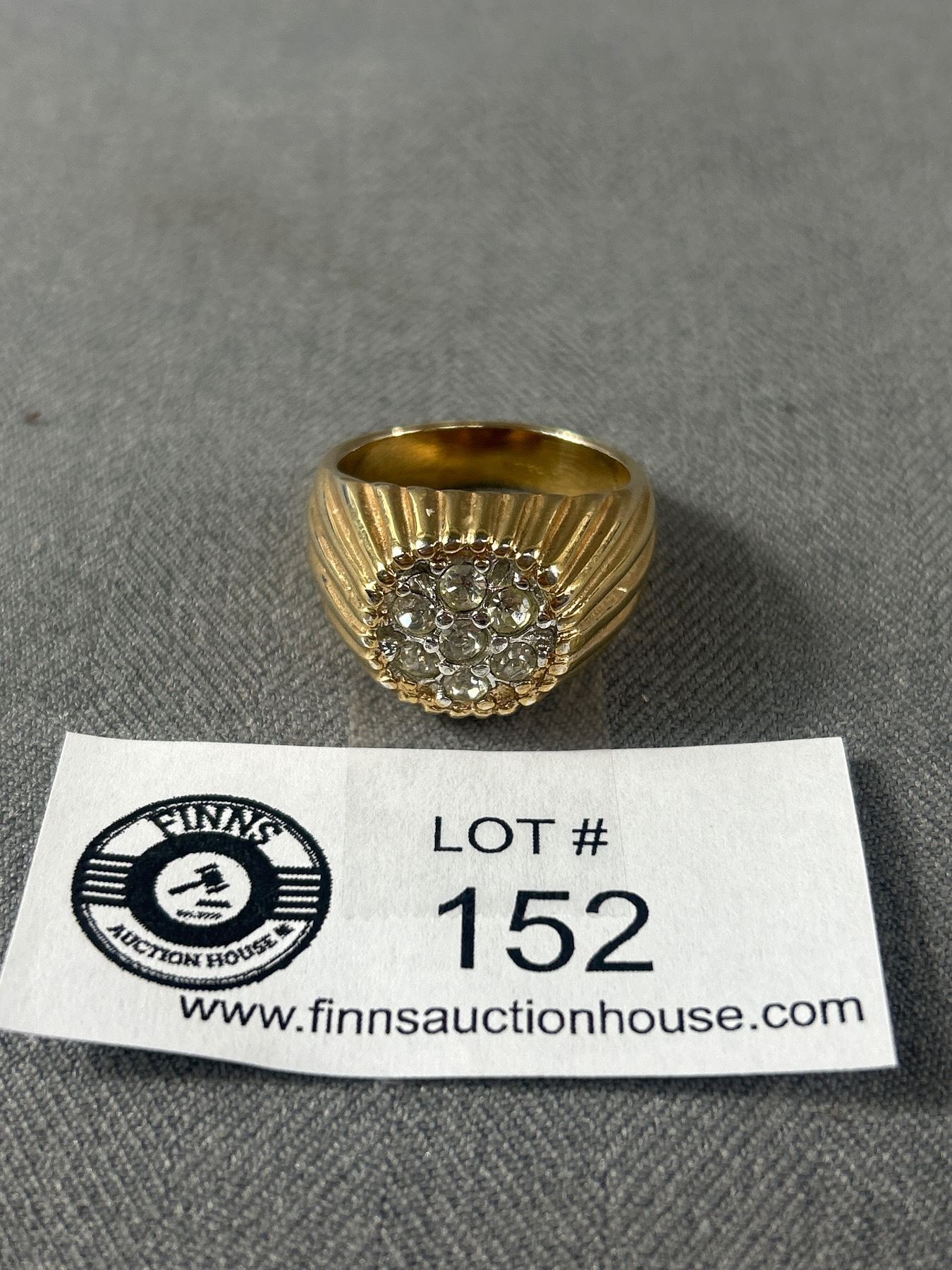 Handsome Mens 18k EP Ring