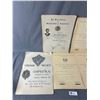Image 2 : Interesting Lot of 5 Mexican Doctors Diploma 1940s