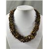 Image 2 : Genuine Tiger Eye Large Wide Necklace