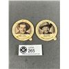 Image 1 : 2 Vintage Icecream Tub Lids w/ Movie Stars Glenburn Icecream Vancouver