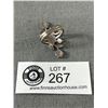 Image 2 : Unusual Inlaid Shell Sterling Ring